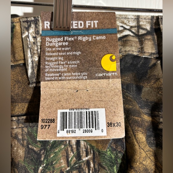 Carhartt RUGGED FLEX® RIGBY CAMO DUNGAREE - Picture 7 of 11